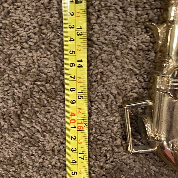 Gently used, wall decor plastic flugelhorn and saxophone. - Picture 4 of 8